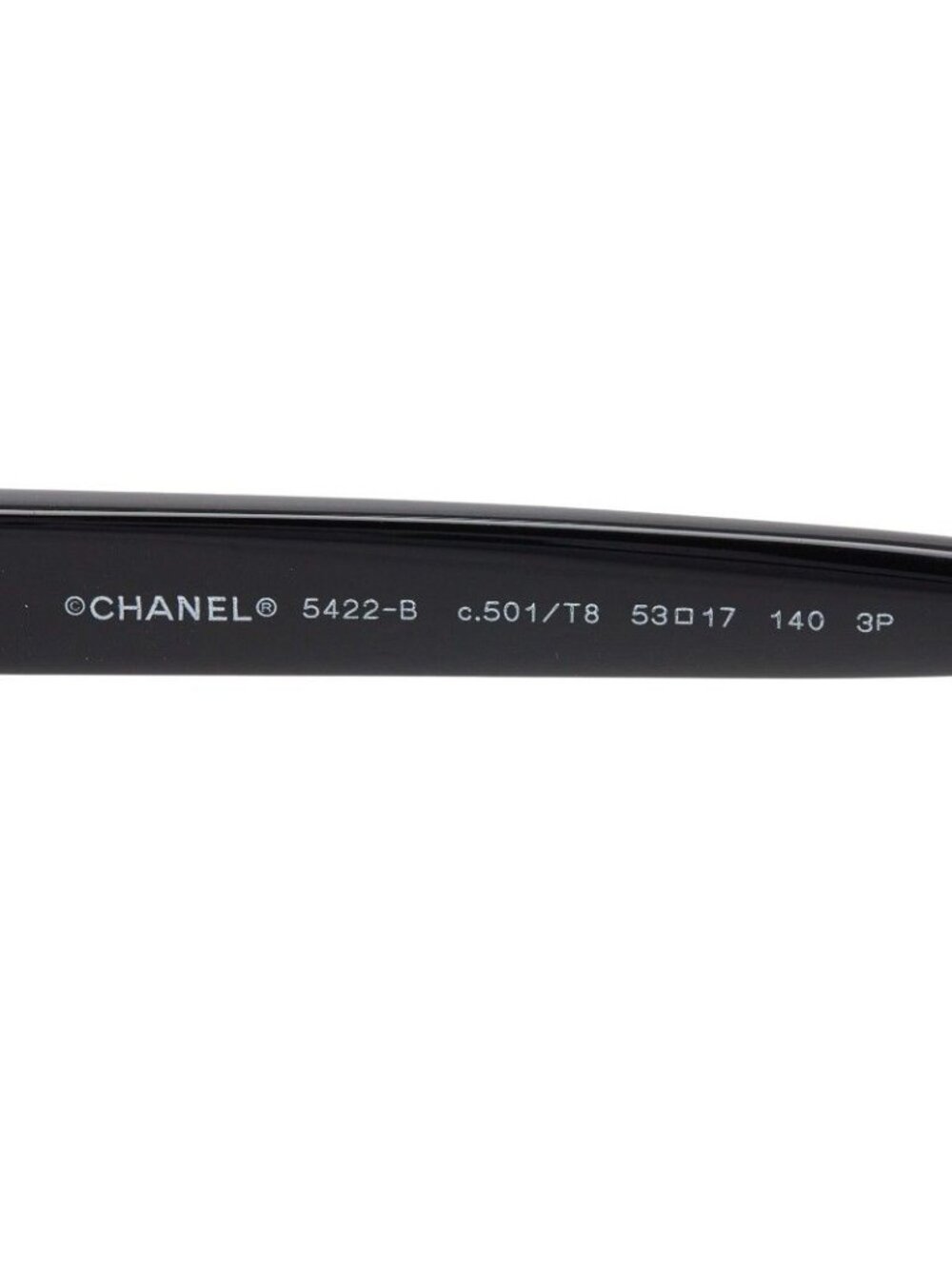 ★SOLD★ Chanel Logo CC Polarized Sunglasses Black Acetate 1- Eyewear - Picture 6 of 6